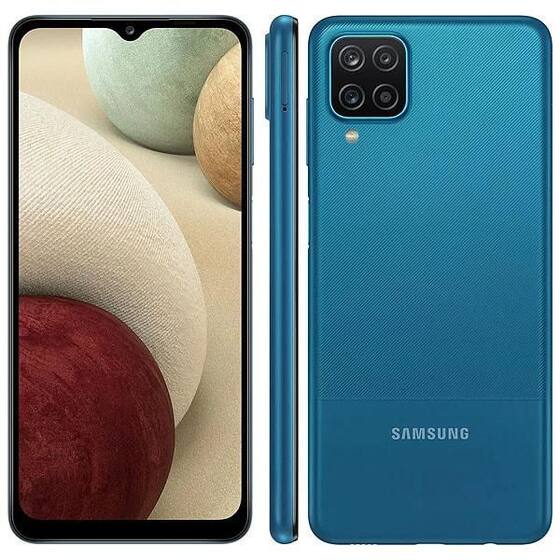 Smartphone Samsung Galaxy A12 64GB 4GB RAM Câmera Traseira Quadrupla e ...