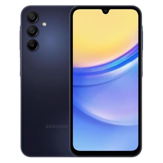 Imagem de Smartphone Samsung Galaxy A15 256GB Dual Chip 4G Tela 6.5" Câmera Tripla 50MP+5MP+2MP Azul Escuro