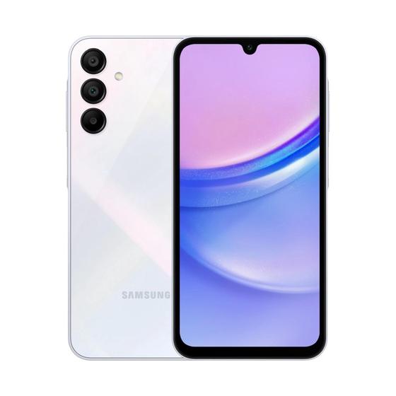 Imagem de Smartphone Samsung Galaxy A15 4G 128GB Tela 6.5" 4GB RAM Câmera Tripla + Selfie 13MP -Dual-Branco