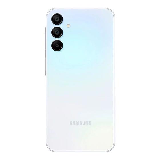 Imagem de Smartphone Samsung Galaxy A15 4G 256GB Tela de 6.5" Câmera Tripla 50MP + 5MP + 2MP Azul Claro