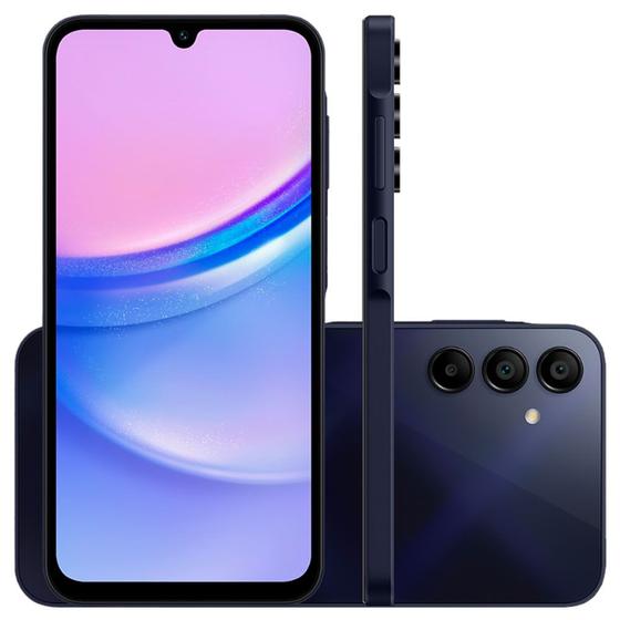 Smartphone Samsung Galaxy A15 4G 6,5 Polegadas Octa Core 256GB 8GB Câmera Tripla Imagem de Smartphone Samsung Galaxy A15 4G 6,5 Polegadas Octa Core 256GB 8GB Câmera Tripla