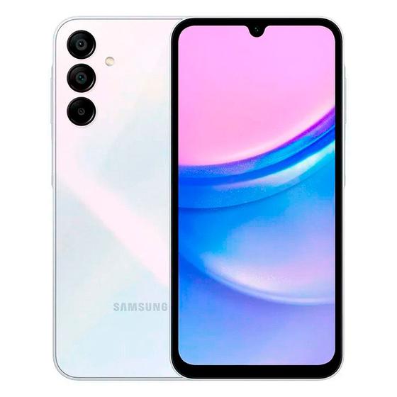 Smartphone Samsung Galaxy A15 6.5 FHD+ 90Hz 128GB Câmera Tripla 50Mp 5MP 2MP Azul Claro SM-A155M/DSN
