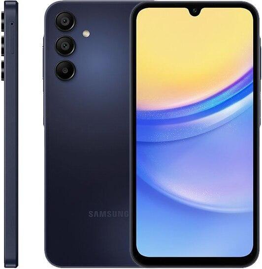 Imagem de Smartphone Samsung Galaxy A15, 6,5”, 128 GB, 5G, Android 14, Azul Escuro