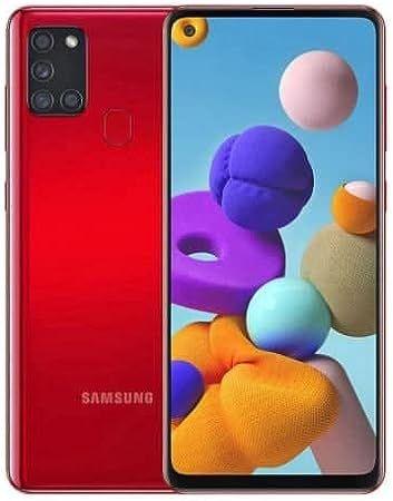 Celular Smartphone Samsung Galaxy A21s - 4gb Ram A217m 64gb Vermelho - Dual Chip