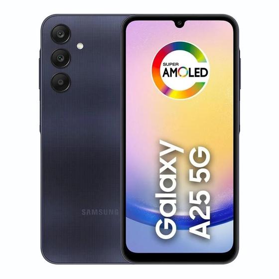 Imagem de Smartphone Samsung Galaxy A25 5G 256GB 8GB RAM Tela 6.5" Azul Escuro + Aplicativo de Livros Digitais 