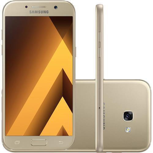 Imagem de Smartphone Samsung Galaxy A5 Dual Chip Android 6.0 Tela 5.2" Octa-Core 1.9GHz 32GB 4G Câmera 16MP Dourado -  SM-A520