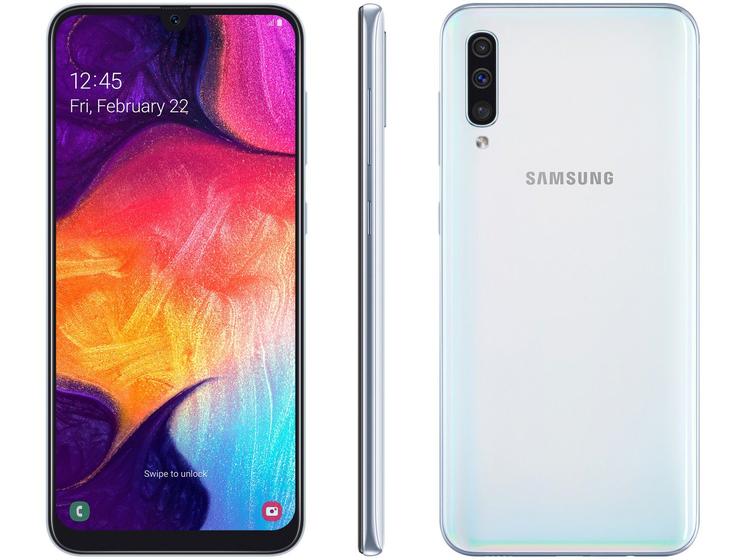 Imagem de Smartphone Samsung Galaxy A50 64GB Branco 4G