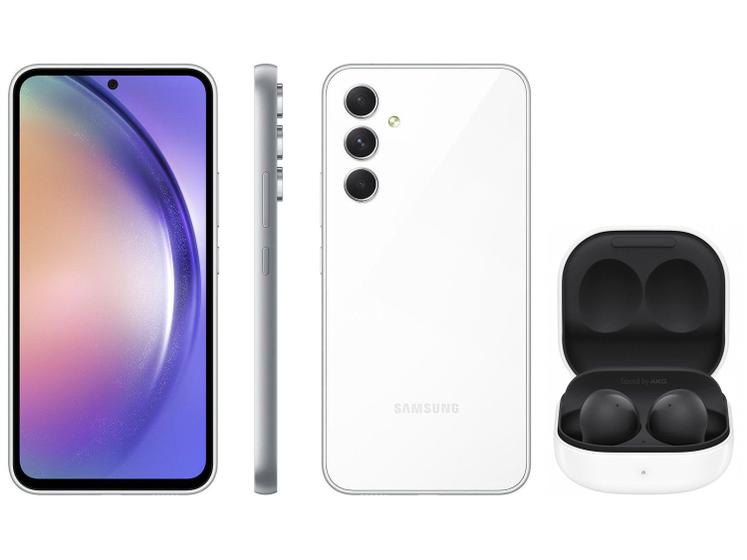 Smartphone Samsung Galaxy A54 128GB Branco 5G Menor preço em Smartphone Samsung Galaxy A54 128GB Branco 5G