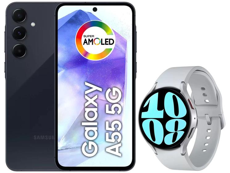 Imagem de Smartphone Samsung Galaxy A55 128GB Azul Escuro