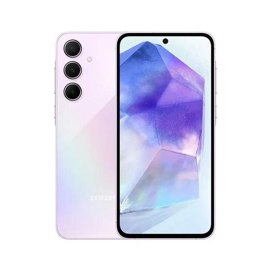 Imagem de Smartphone Samsung Galaxy A55 128GB - Rosa, 5G, Câmera Tripla 50MP + Selfie 32MP, RAM 8GB, Tela 6.6"