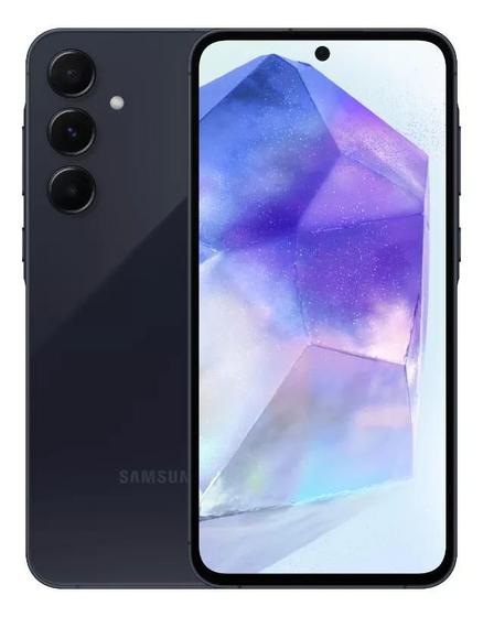 Imagem de Smartphone Samsung Galaxy A55 5G 128GB 8GB 6,6" Azul Escuro