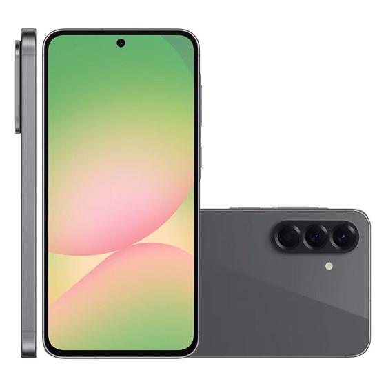 Imagem de Smartphone Samsung Galaxy A56, Câmera Tripla, 128 GB, 5G, Preto - A566E