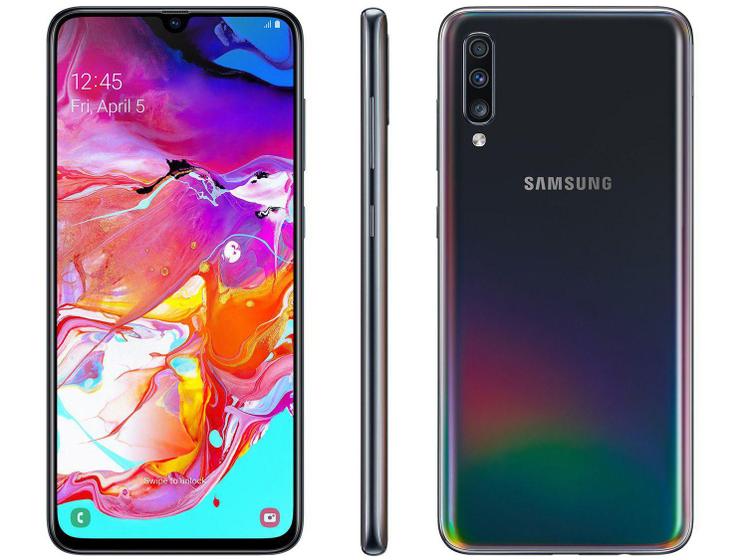 Imagem de Smartphone Samsung Galaxy A70 128GB Preto 4G