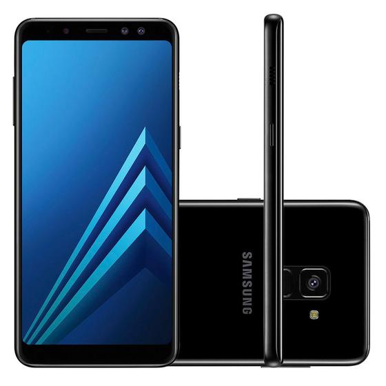 Imagem de Smartphone Samsung Galaxy A8 64GB Dual Chip 4G Tela 5.6" Câmera 16MP Android 7.1 Preto