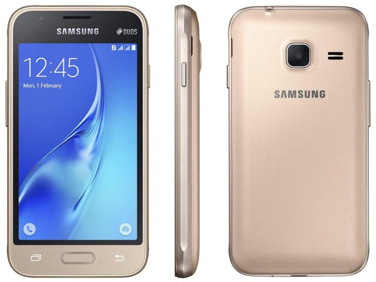 Imagem de Smartphone Samsung Galaxy J1 Mini 8GB Dourado