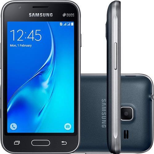 Imagem de Smartphone Samsung Galaxy J1 Mini Duos Preto com Dual Chip, Tela 4.0, 3G, Câmera de 5MP, Android 5.1 e Processador Quad Core de 1.2 GHz - SM-J105BZKDZ