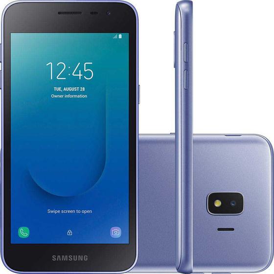 Imagem de Smartphone Samsung Galaxy J2 Core 16GB Prata - 4G 1GB RAM Tela 5” Câm. 8MP + Câm. Selfie 5MP