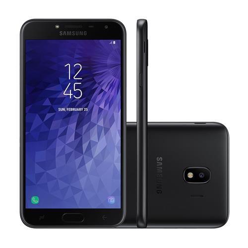 Imagem de Smartphone Samsung Galaxy J4 SM-J400MZKKZTO 32GB Preto Tela 5.5" Câmera 13MP Android 8.0