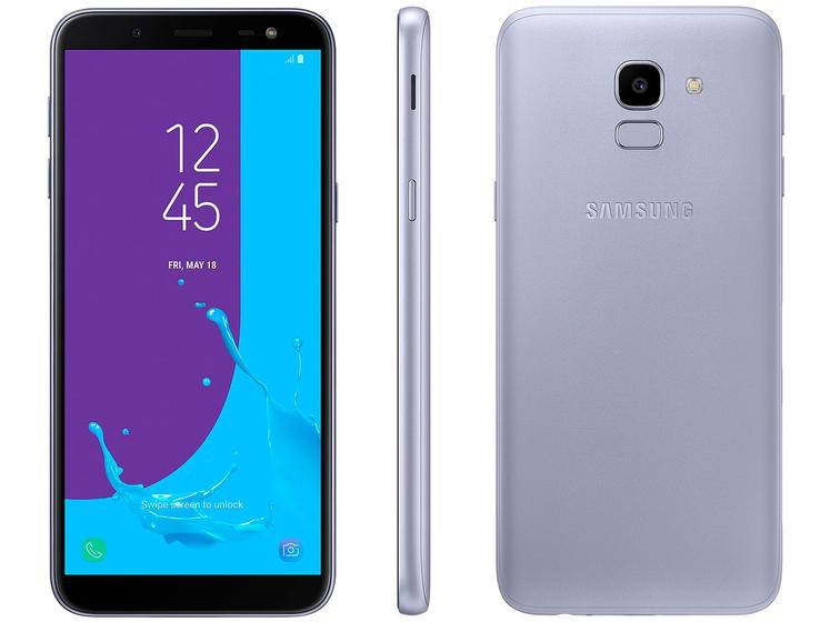 Imagem de Smartphone Samsung Galaxy J6 32GB Prata 2GB RAM