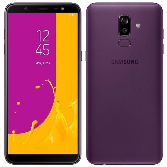 Imagem de Smartphone Samsung Galaxy J8, Dual Chip, Violeta, Tela 6", 4G+WiFi, Android 8.0, Câmera Traseira Dupla 16MP+5MP, 64GB