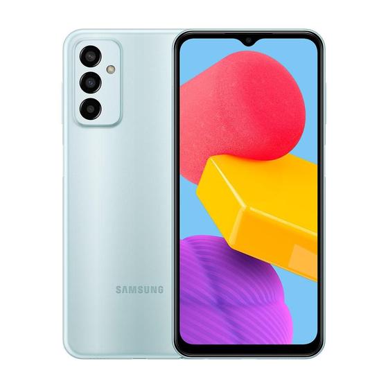 Imagem de Smartphone Samsung Galaxy M13, 128GB, 4GB RAM, Octa Core, Câmera Tripla 50MP, Tela Infinita de 6.6, Azul - SM-M135MLBSZTO