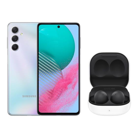 Smartphone Samsung Galaxy M54 Prata 5G (128GB) + Fone Bluetooth Galaxy Buds2 Preto é boa?