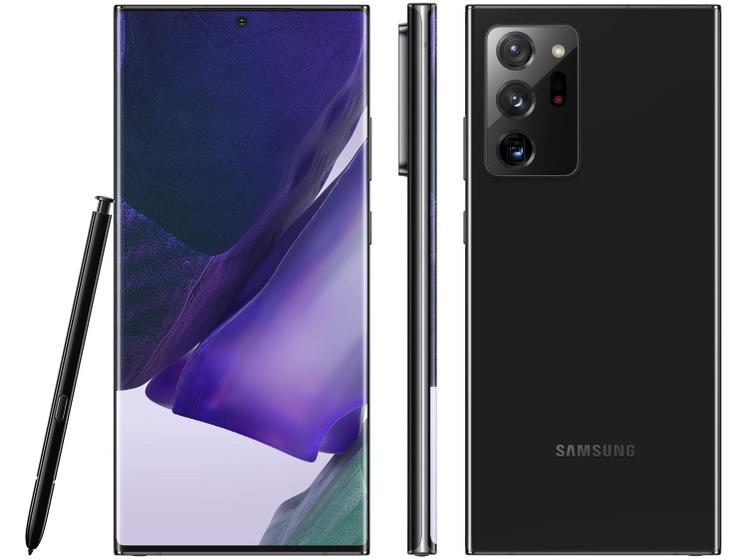 Smartphone Samsung Galaxy Note 20 Ultra 256GB Mystic Black 5G 12GB RAM 6,9" Câm. Tripla + Selfie 10MP Dual Chip Menor preço em Smartphone Samsung Galaxy Note 20 Ultra 256GB Mystic Black 5G 12GB RAM 6,9" Câm. Tripla + Selfie 10MP Dual Chip