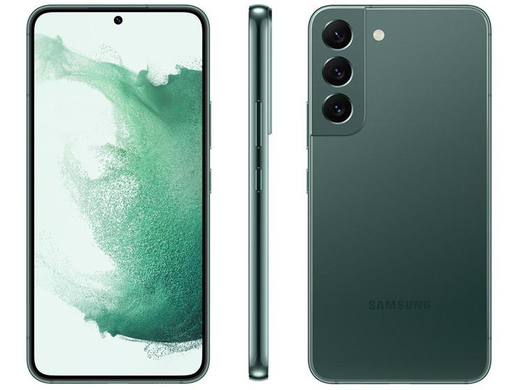 Smartphone Samsung Galaxy S22 256GB Verde 5G Octa-Core 8GB RAM 6,1" Câm. Tripla + Selfie 10MP Imagem de Smartphone Samsung Galaxy S22 256GB Verde 5G Octa-Core 8GB RAM 6,1" Câm. Tripla + Selfie 10MP