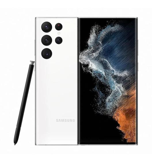 Smartphone Samsung Galaxy S22 Ultra 5G 256gb Branco 12gb Ram Smartphone Samsung Galaxy S22 Ultra 5G 256gb Branco 12gb Ram