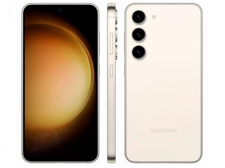 Imagem de Smartphone Samsung Galaxy S23 128GB Creme 5G 8GB RAM 6,1” Câm Tripla + Selfie 12MP