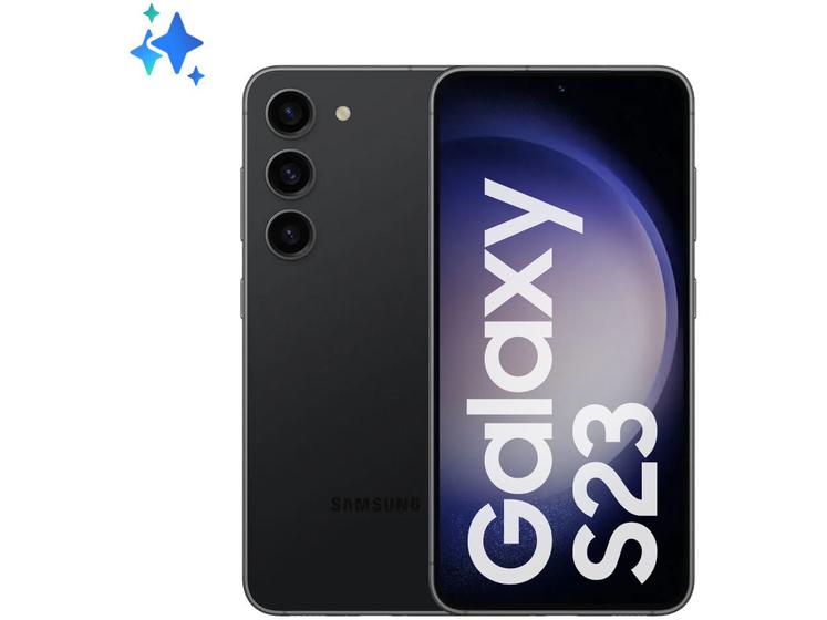 Imagem de Smartphone Samsung Galaxy S23 256GB Preto 5G 8GB RAM 6,1” Câm Tripla + Selfie 12MP