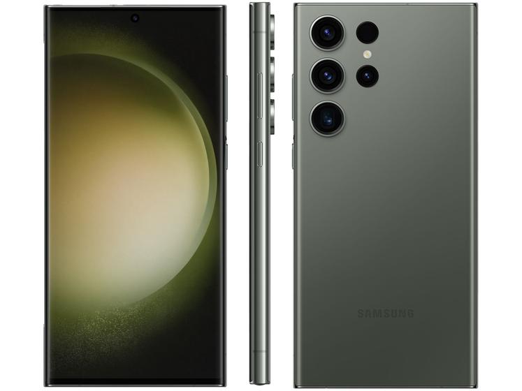 Celular Smartphone Samsung Galaxy S23 Ultra S918b 256gb Verde - Dual Chip