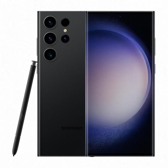 Smartphone Samsung Galaxy S23 Ultra 5G 256GB 12GB RAM Câmera Quádrupla 200MP + Selfie 12MP Tela 6.8" Preto Imagem de Smartphone Samsung Galaxy S23 Ultra 5G 256GB 12GB RAM Câmera Quádrupla 200MP + Selfie 12MP Tela 6.8" Preto