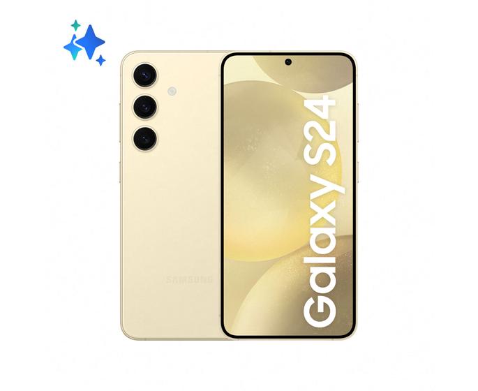 Imagem de Smartphone Samsung Galaxy S24 6,2" Galaxy AI 128GB Creme 5G 8GB RAM Câm. Tripla 50MP + Selfie 12MP Bateria 4000mAh Dual Chip