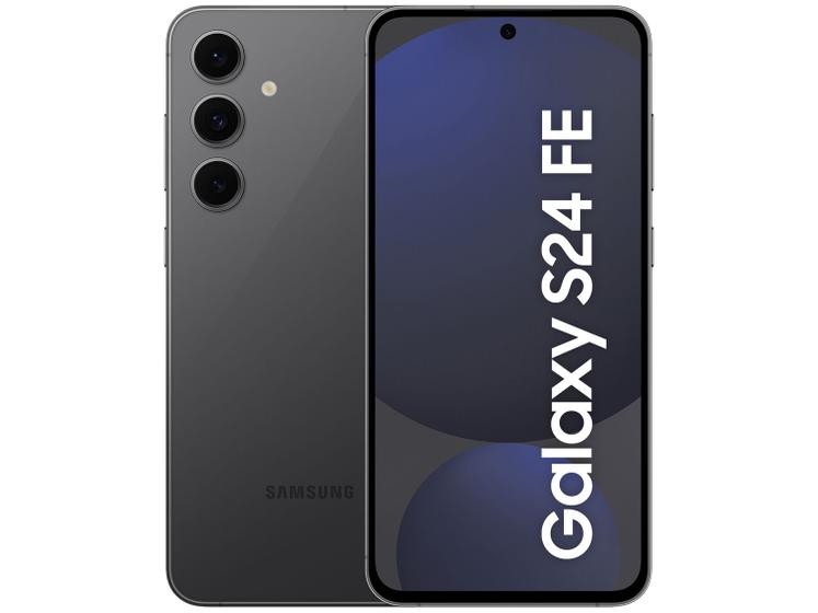 Imagem de Smartphone Samsung Galaxy S24 FE 128GB Grafite 5G 8GB RAM 6,7" Câm. Tripla + Selfie 10MP