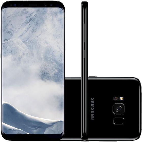 Imagem de Smartphone Samsung Galaxy S8 64GB Dual Chip 4G Tela 5,8" Câmera 12MP Selfie 8MP Android 7.0 Preto