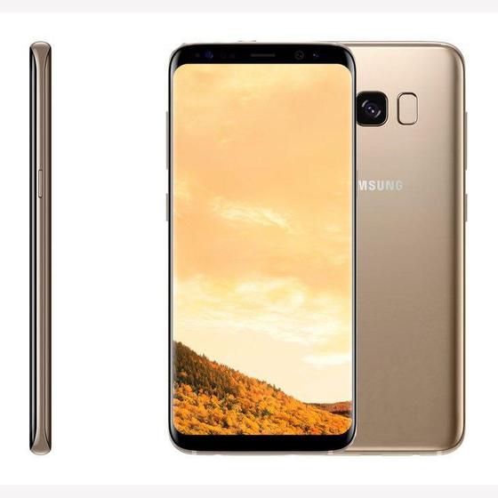 Imagem de Smartphone Samsung Galaxy S8 G950F, 5,8”, 64 GB, 4G, Android 7.0, Octa-Core, Câmera 12 MP, Dourado