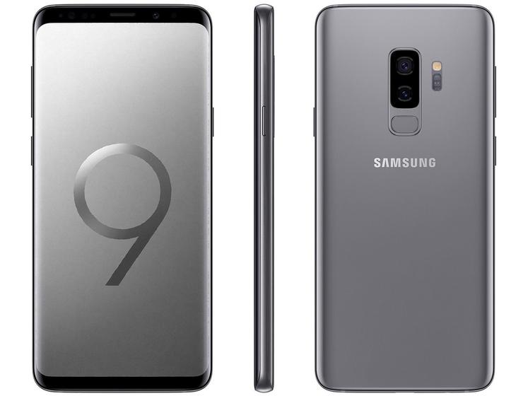 Smartphone Samsung Galaxy S9+ 128GB Cinza 4G Menor preço em Smartphone Samsung Galaxy S9+ 128GB Cinza 4G