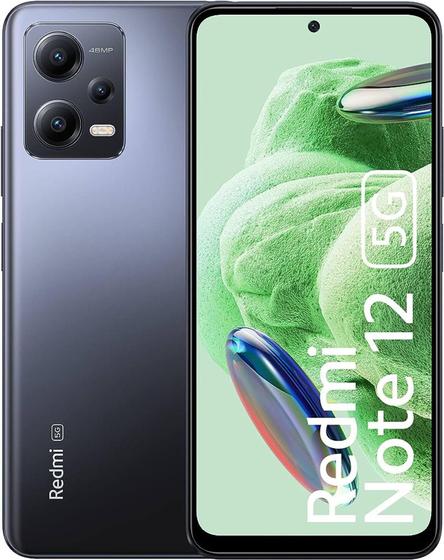 Smartphone Xiaomi Note 12 5G 256GB - 8GB Ram (Versao Global) (Onyx Gray) Cinza Menor preço em Smartphone Xiaomi Note 12 5G 256GB - 8GB Ram (Versao Global) (Onyx Gray) Cinza