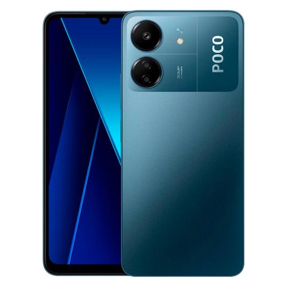 Imagem de Smartphone Xiaomi Poco C65 256GB 8GB RAM Dual SIM Tela 6.74" (Blue) Azul