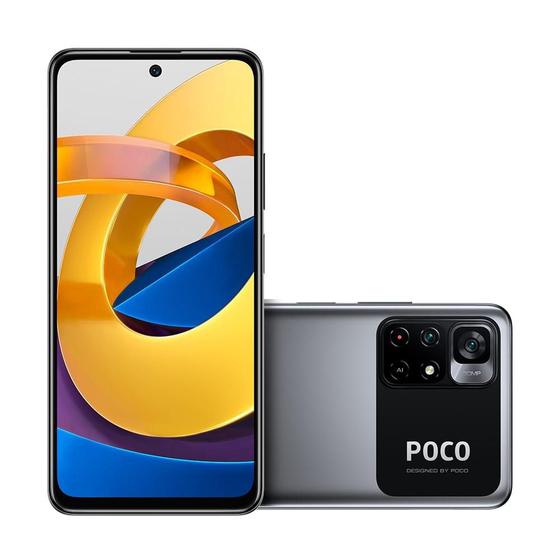 Celular Smartphone Xiaomi Poco M4 Pro 5g 128gb Preto - Dual Chip