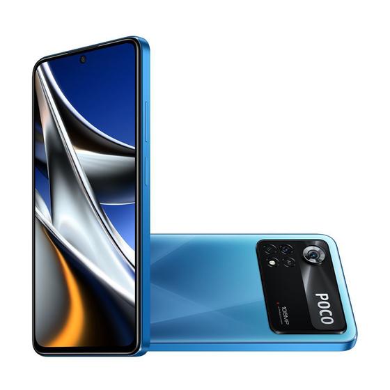 Smartphone Xiaomi Poco M3 128GB Azul 4G+ 4GB RAM - Octa-Core Tela