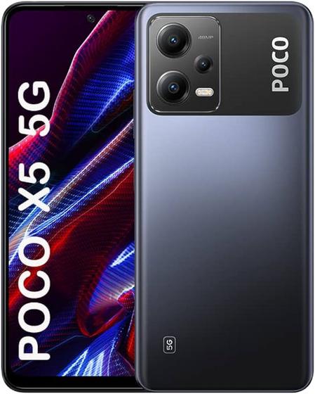 Imagem de Smartphone Xiaomi POCO X5 5G 256GB (8GB RAM), bateria 5000mAh 48MP+13MP CAM Black (Preto)
