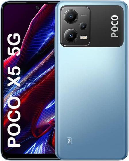 Imagem de Smartphone Xiaomi POCO X5 5G 256GB (8GB RAM) , bateria 5000mAh 48MP+13MP CAM (Blue) Azul