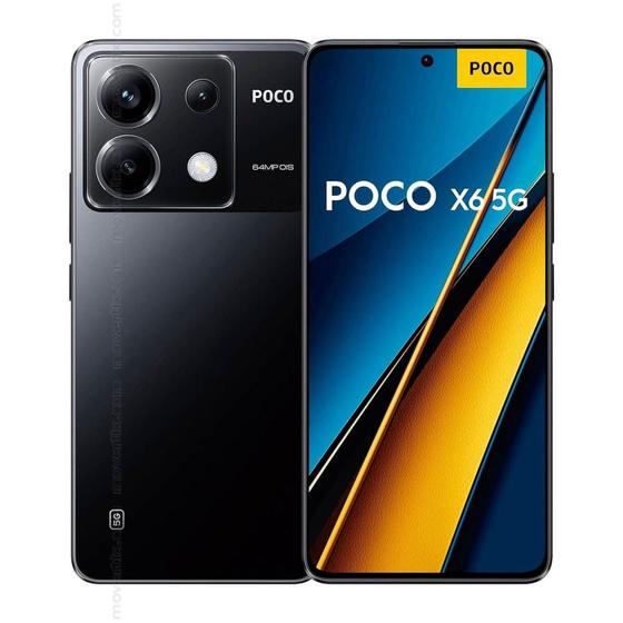 Imagem de Smartphone Xiaomi POCO X6 5G 256GB (12GB RAM) Black Preto