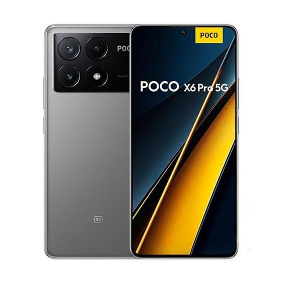 Smartphone Xiaomi POCO X6 Pro 5G 256GB (8GB RAM) Grey Cinza Imagem de Smartphone Xiaomi POCO X6 Pro 5G 256GB (8GB RAM) Grey Cinza