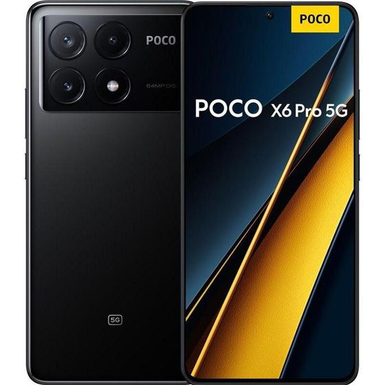 Imagem de Smartphone Xiaomi POCO X6 Pro 5G 512GB (12GB RAM) Black Preto