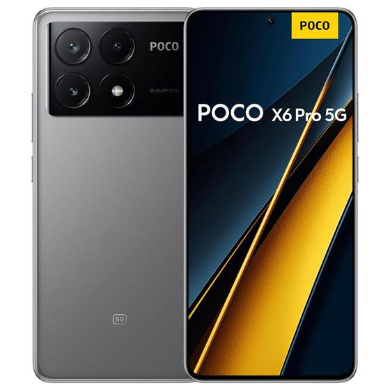 Smartphone Xiaomi Poco X6 Pro 5G Dual SIM de 512GB / 12GB RAM de 6.67" 64 + 8 + 2MP / 16MP Menor preço em Smartphone Xiaomi Poco X6 Pro 5G Dual SIM de 512GB / 12GB RAM de 6.67" 64 + 8 + 2MP / 16MP