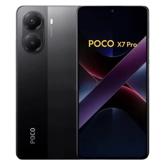 Smartphone Xiaomi Poco X7 Pro 5G Global 512GB 12GB RAM Dual SIM Tela 6.67" - Preto Menor preço em Smartphone Xiaomi Poco X7 Pro 5G Global 512GB 12GB RAM Dual SIM Tela 6.67" - Preto