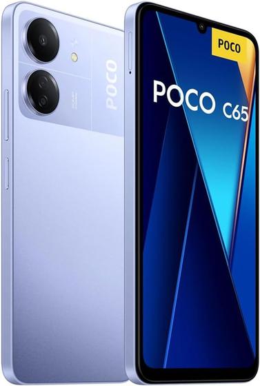 Celular Smartphone Xiaomi Poco C65 128gb Roxo - Dual Chip